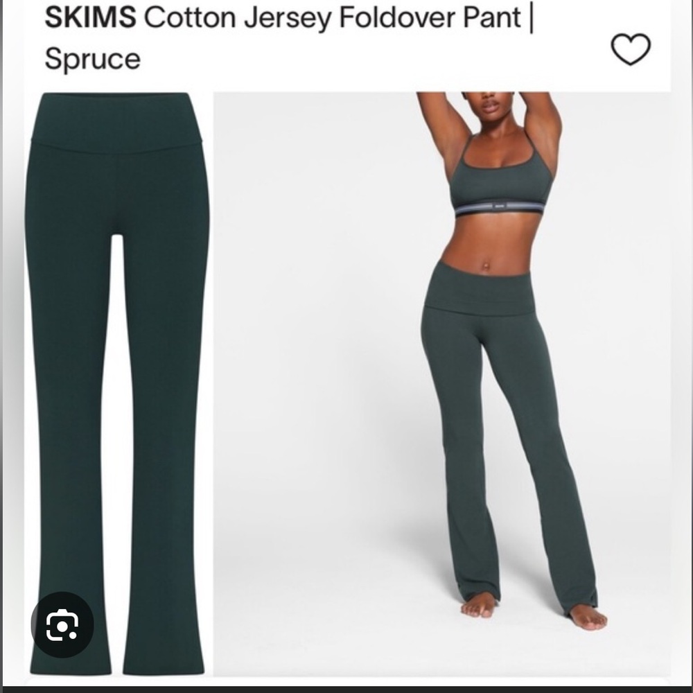 Skims fold over pants in spruce